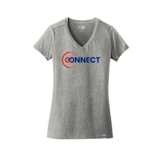 STG Logistics - Connect Tee - New Era® Ladies Heritage Blend V-Neck Tee