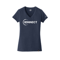 STG Logistics - Connect Tee - New Era® Ladies Heritage Blend V-Neck Tee