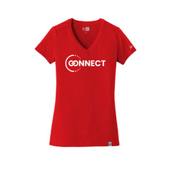 STG Logistics - Connect Tee - New Era® Ladies Heritage Blend V-Neck Tee