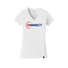 STG Logistics - Connect Tee - New Era® Ladies Heritage Blend V-Neck Tee