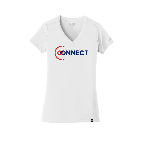 STG Logistics - Connect Tee - New Era® Ladies Heritage Blend V-Neck Tee