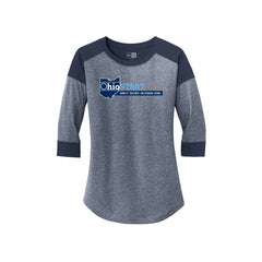 Perry County Services - New Era® Ladies Heritage Blend 3/4-Sleeve Baseball Raglan Tee