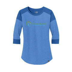 Cedar Ridge - New Era® Women's Heritage Blend 3/4-Sleeve Baseball Raglan Tee