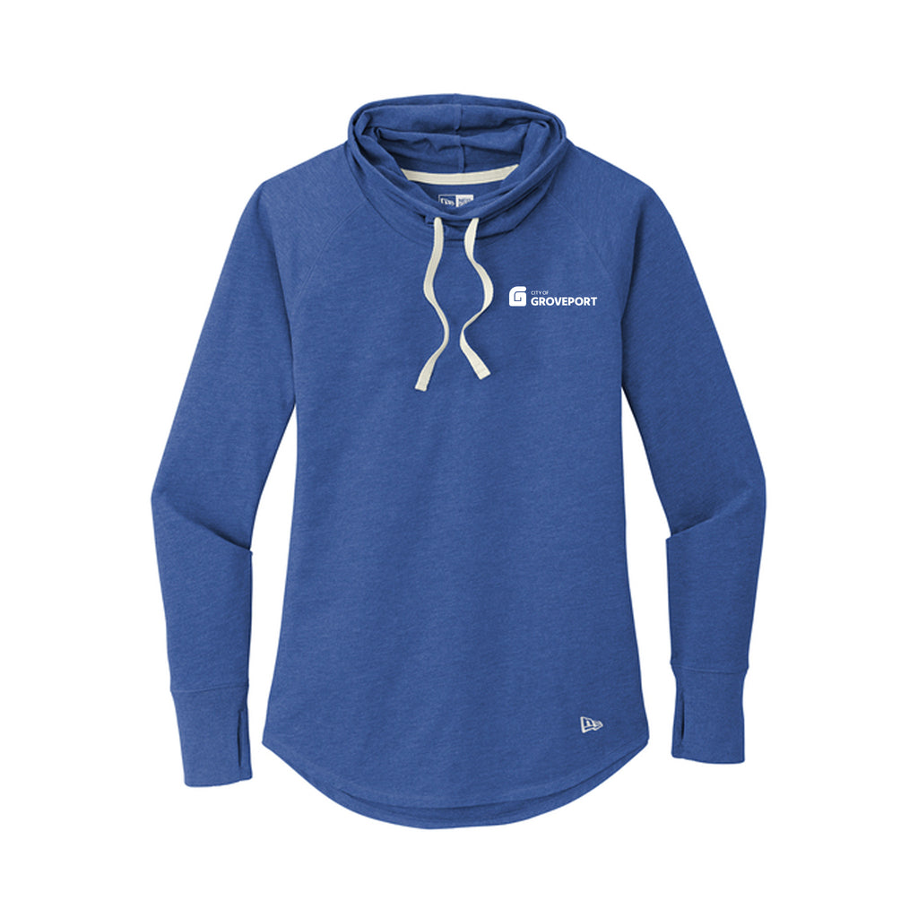 City of Groveport - New Era® Women's Sueded Cotton Blend Cowl Tee