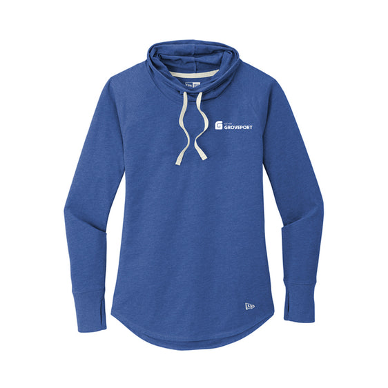 City of Groveport - New Era® Women's Sueded Cotton Blend Cowl Tee