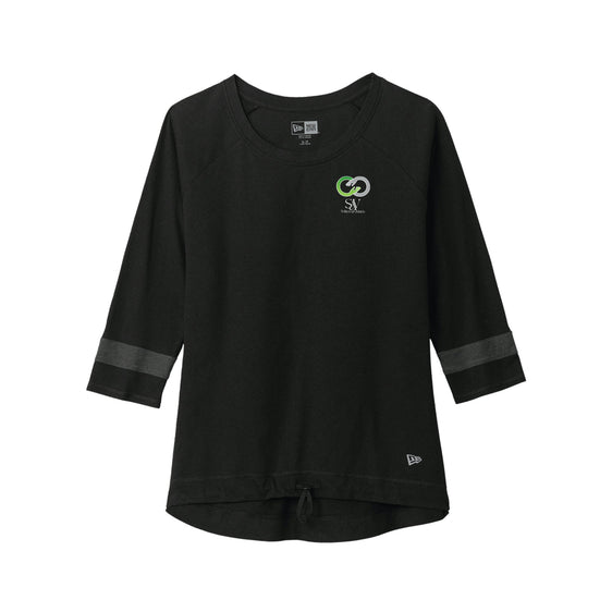 Solace at Vivians - New Era® Women's Tri-Blend 3/4-Sleeve Tee