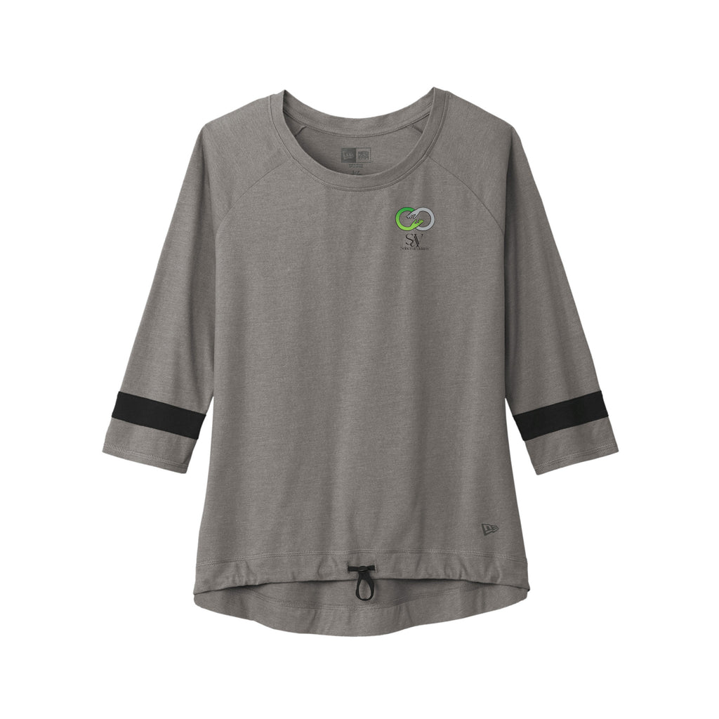 Solace at Vivians - New Era® Women's Tri-Blend 3/4-Sleeve Tee