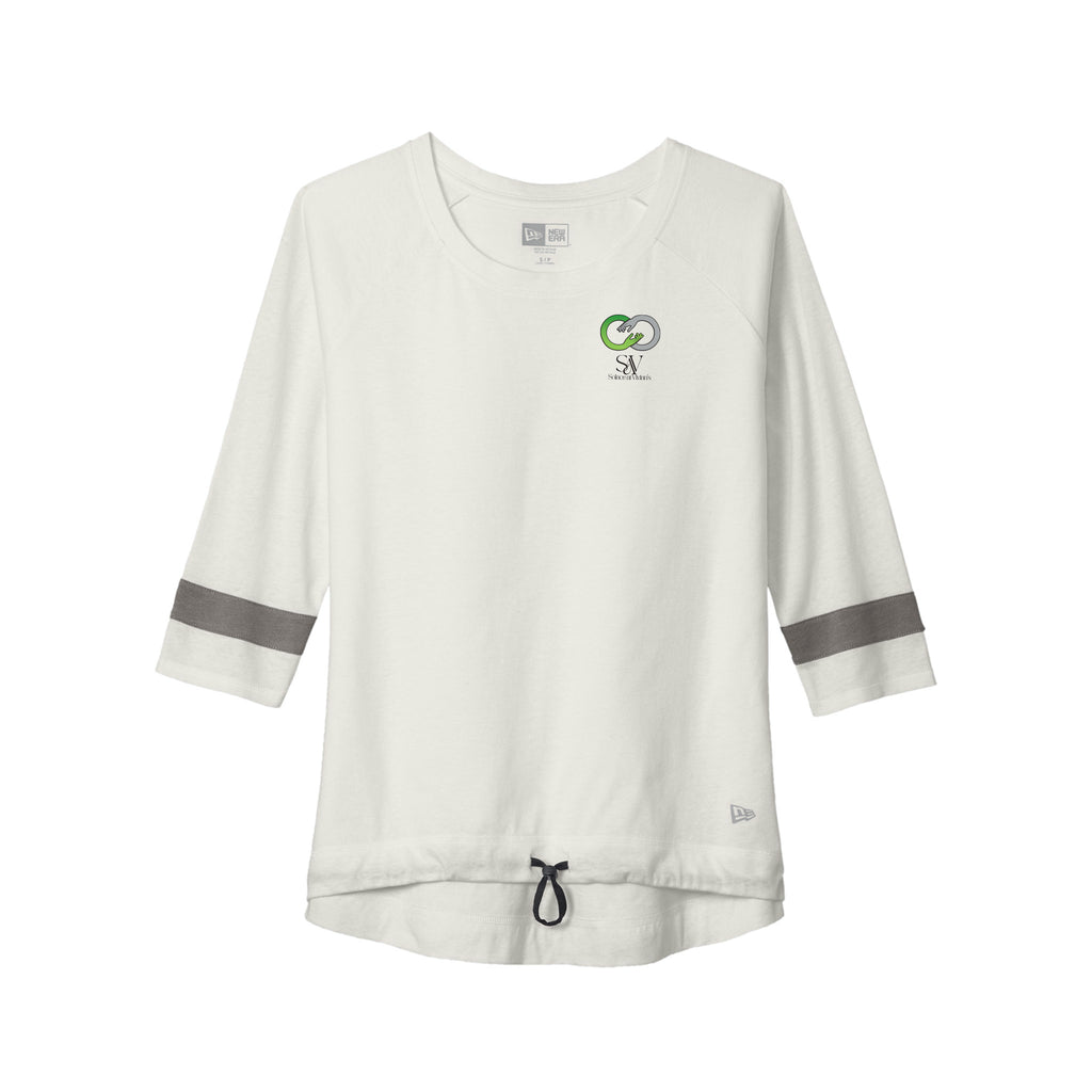 Solace at Vivians - New Era® Women's Tri-Blend 3/4-Sleeve Tee