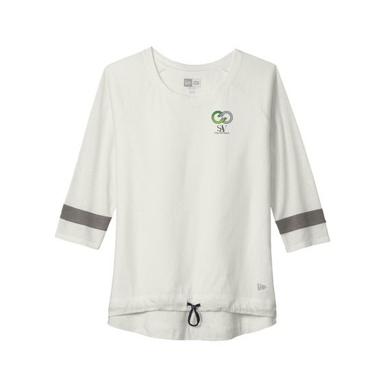 Solace at Vivians - New Era® Women's Tri-Blend 3/4-Sleeve Tee