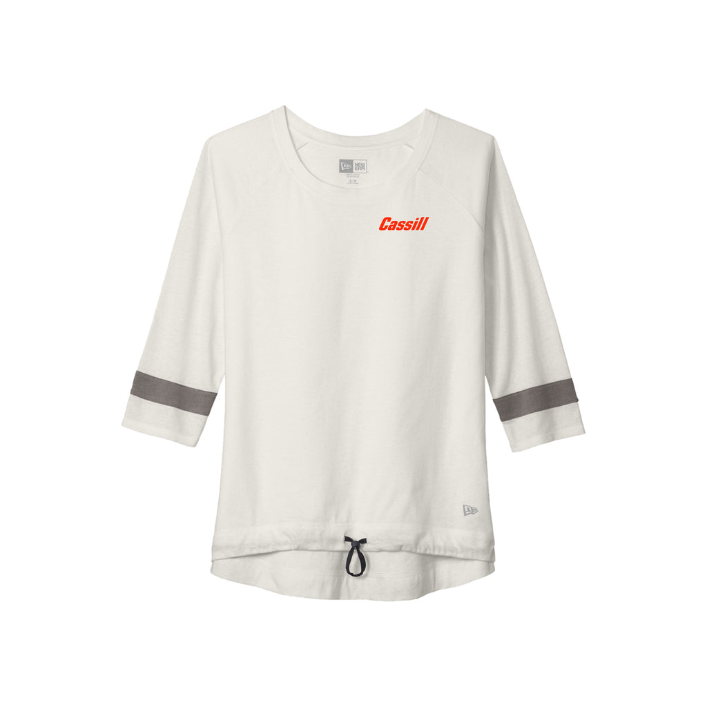 Cassill - New Era ® Ladies Tri-Blend 3/4-Sleeve Tee