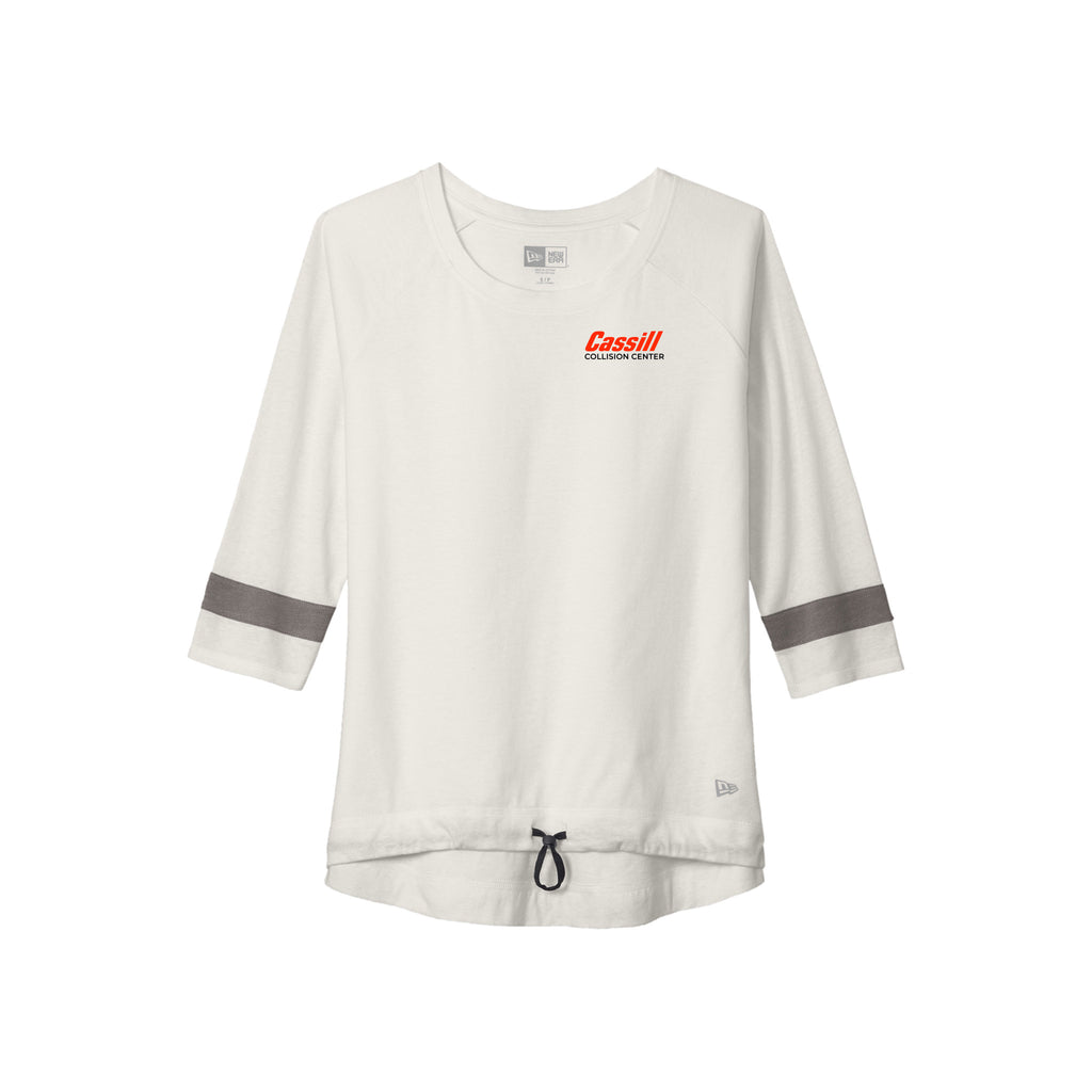 Cassill - New Era ® Ladies Tri-Blend 3/4-Sleeve Tee