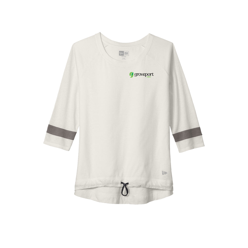 Groveport B&Z - New Era ® Ladies Tri-Blend 3/4-Sleeve Tee