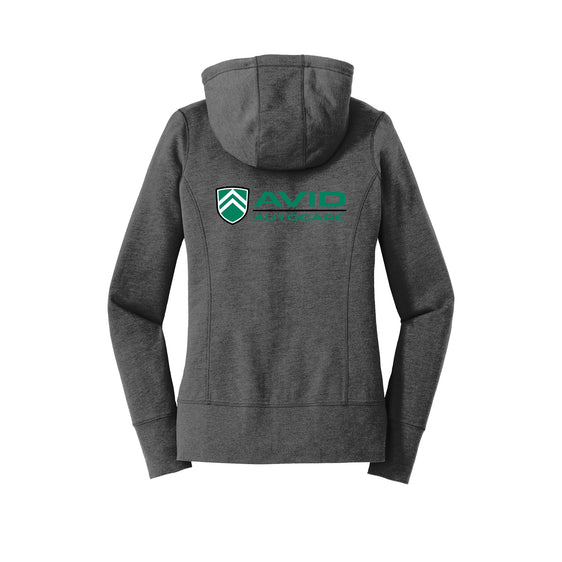 Avid Autocare - New Era® Ladies Tri-Blend Fleece Full-Zip Hoodie