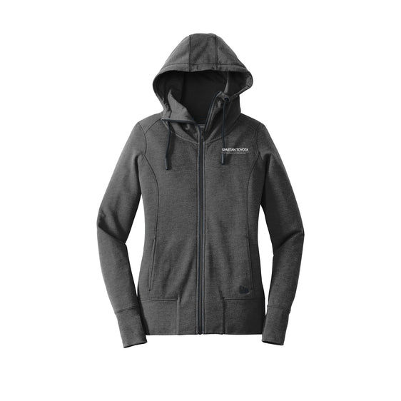Germain Spartan Toyota - New Era® Ladies Tri-Blend Fleece Full-Zip Hoodie