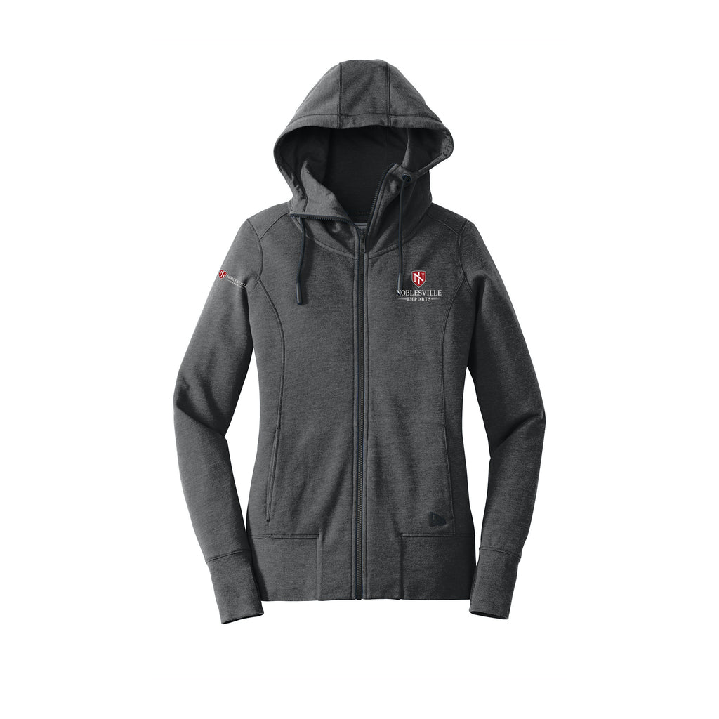 Noblesville Imports - New Era® Women's Tri-Blend Fleece Full-Zip Hoodie