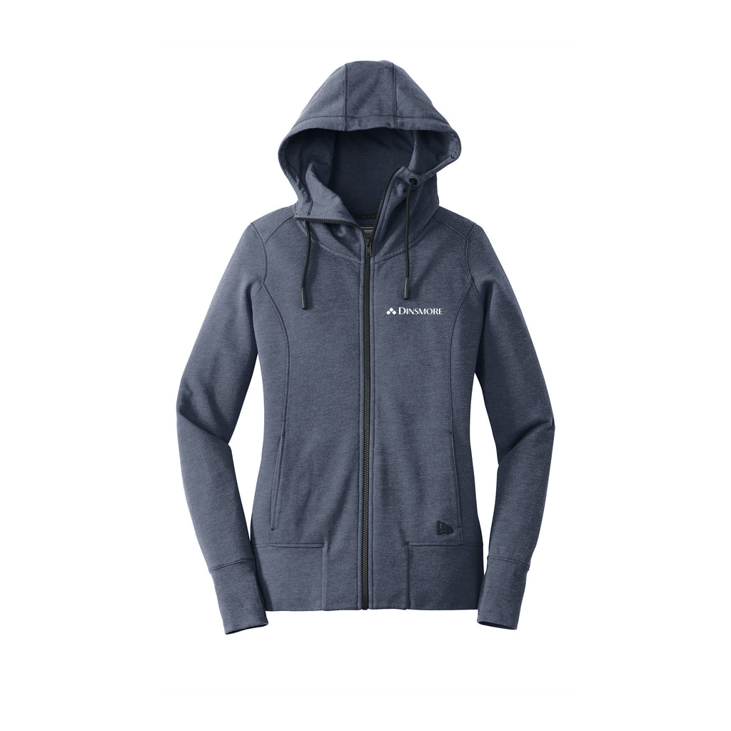 Dinsmore - New Era® Women's Tri-Blend Fleece Full-Zip Hoodie