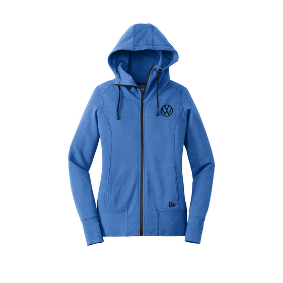 Flow Volkswagen Audi - New Era® Ladies Tri-Blend Fleece Full-Zip Hoodie