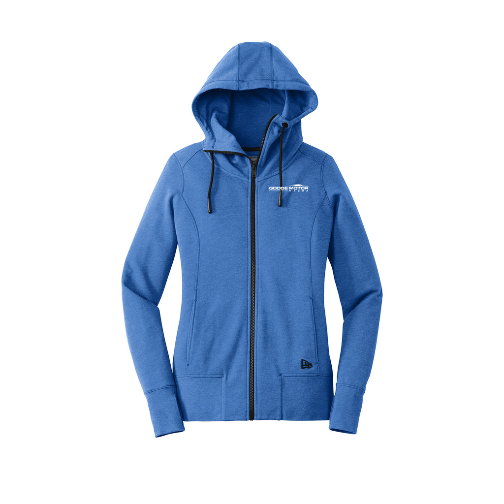 Goode Motor Mazda - New Era® Ladies Tri-Blend Fleece Full-Zip Hoodie