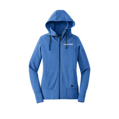 Goode Motor Mazda - New Era® Ladies Tri-Blend Fleece Full-Zip Hoodie
