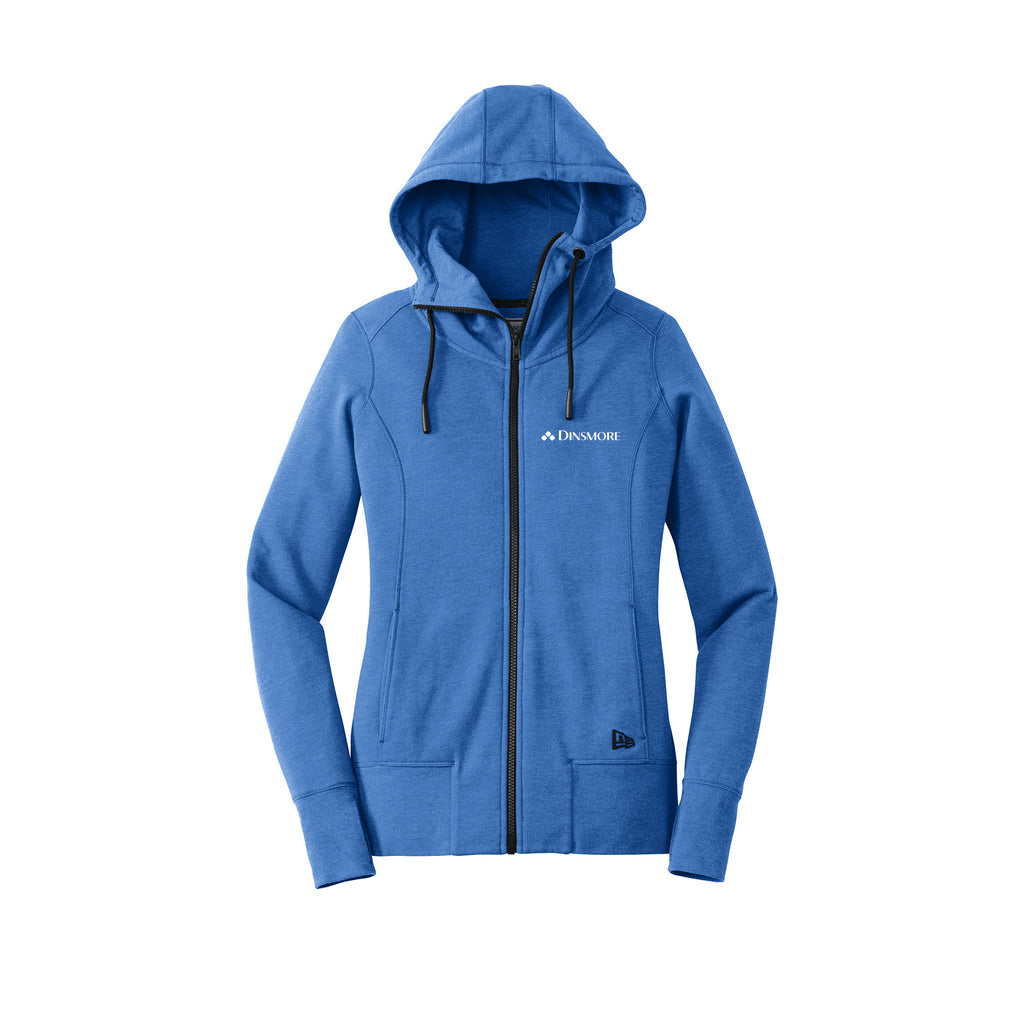 Dinsmore - New Era® Women's Tri-Blend Fleece Full-Zip Hoodie