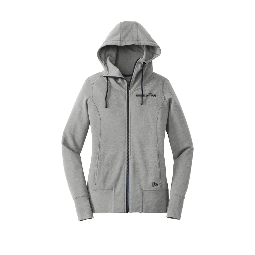Goode Motor Mazda - New Era® Ladies Tri-Blend Fleece Full-Zip Hoodie