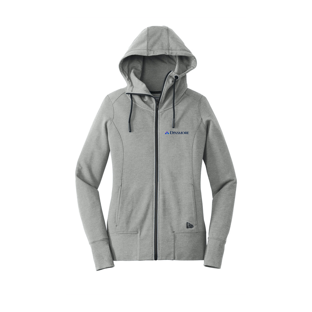 Dinsmore - New Era® Women's Tri-Blend Fleece Full-Zip Hoodie