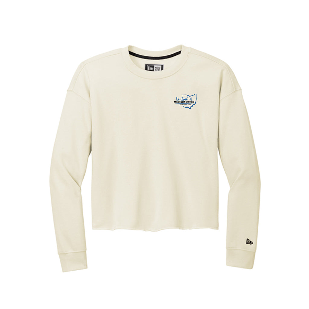 CASS - New Era® Women's Tri-Blend Fleece Crop Crew