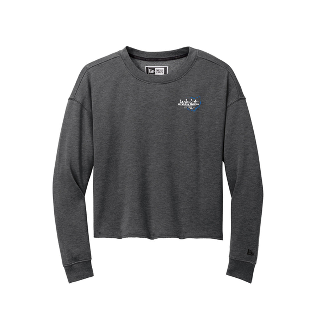 CASS - New Era® Women's Tri-Blend Fleece Crop Crew