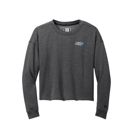 CASS - New Era® Women's Tri-Blend Fleece Crop Crew