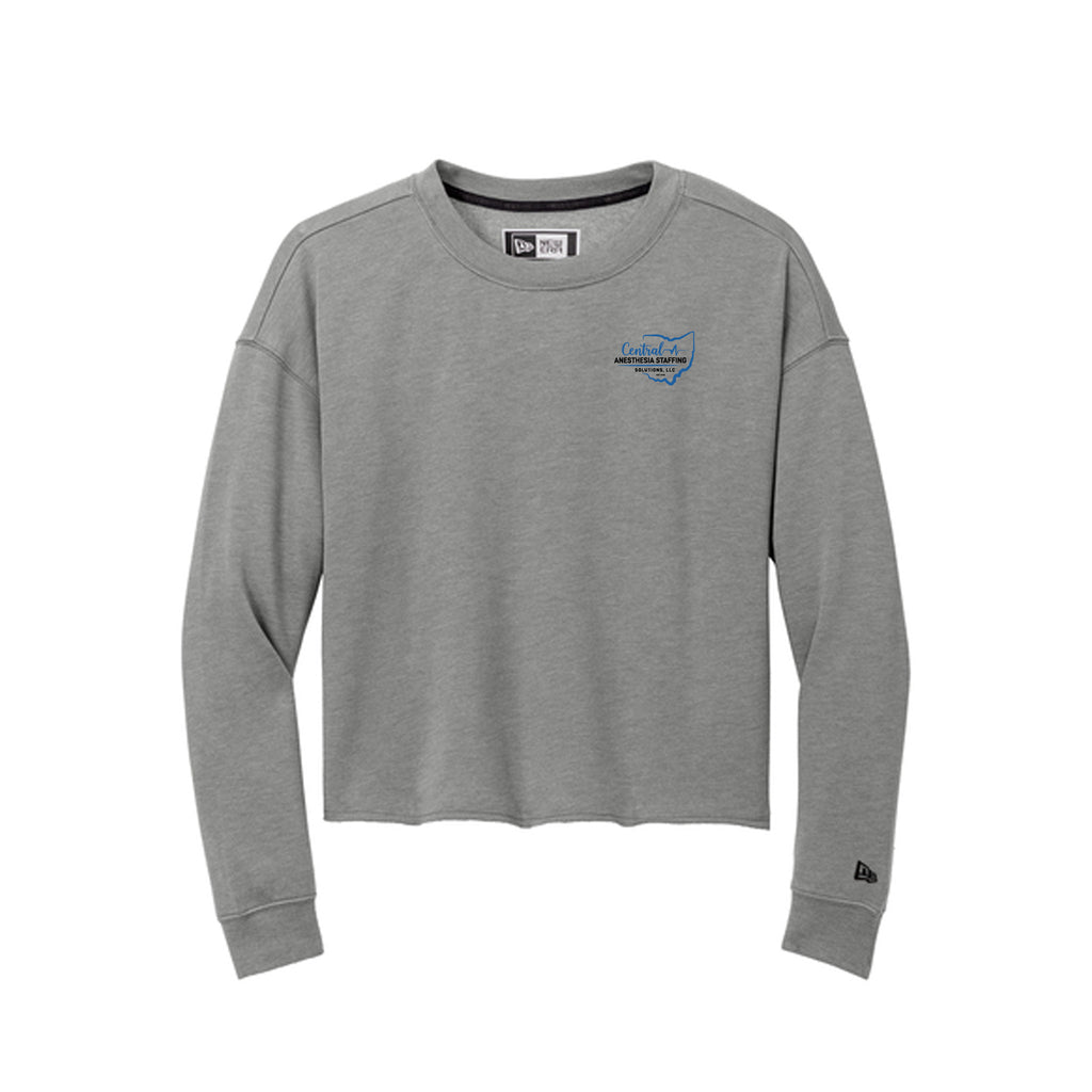 CASS - New Era® Women's Tri-Blend Fleece Crop Crew