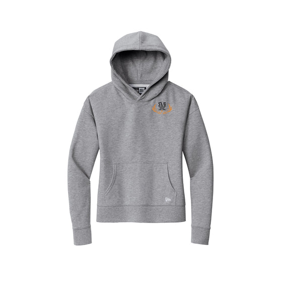 SVG C-D-J-R - New Era® Ladies Comeback Fleece Pullover Hoodie