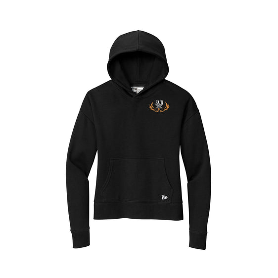 SVG C-D-J-R - New Era® Ladies Comeback Fleece Pullover Hoodie
