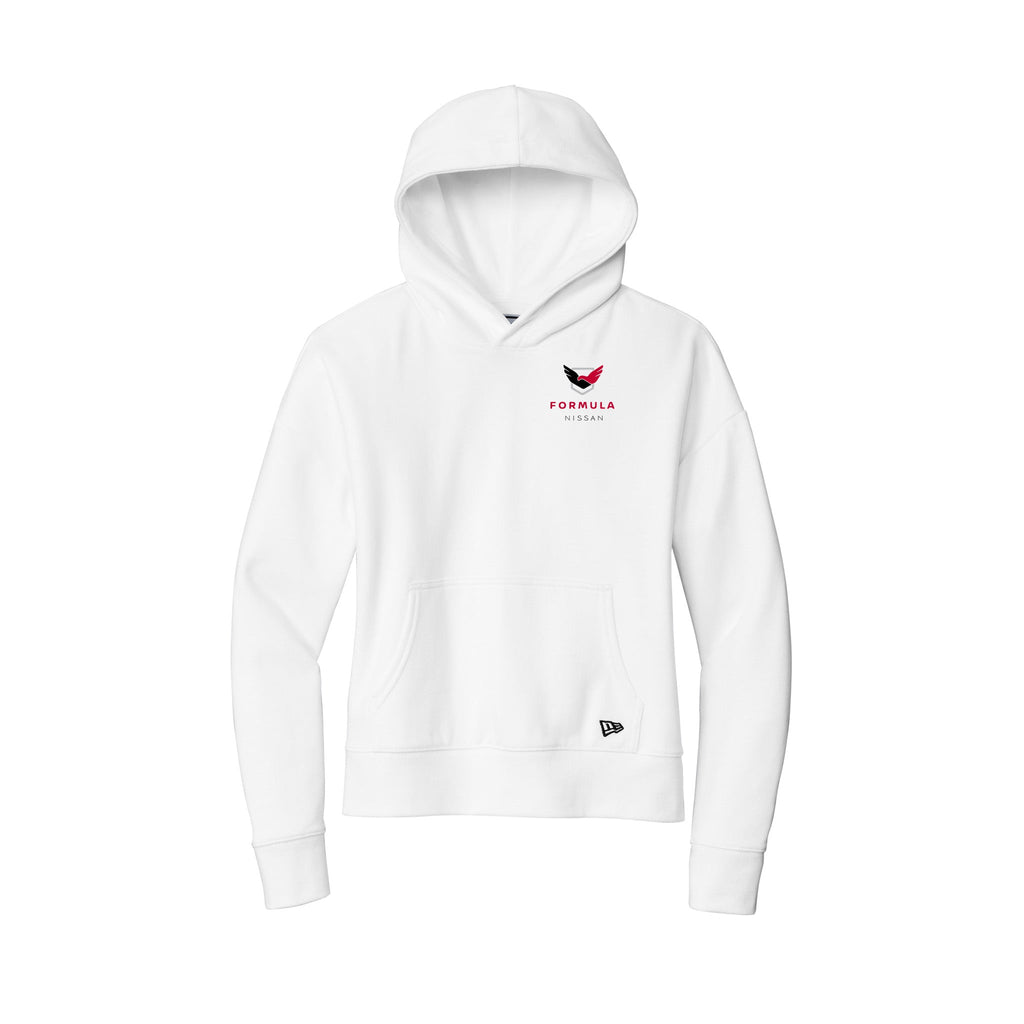 Formula Nissan - New Era® Ladies Comeback Fleece Pullover Hoodie - FRONT & BACK