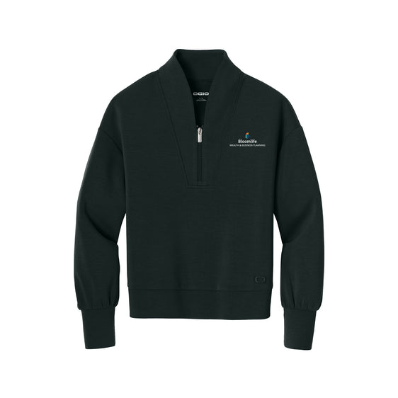 Bloom Life Wealth & Business Planning - OGIO® Women’s Transcend 1/4-Zip