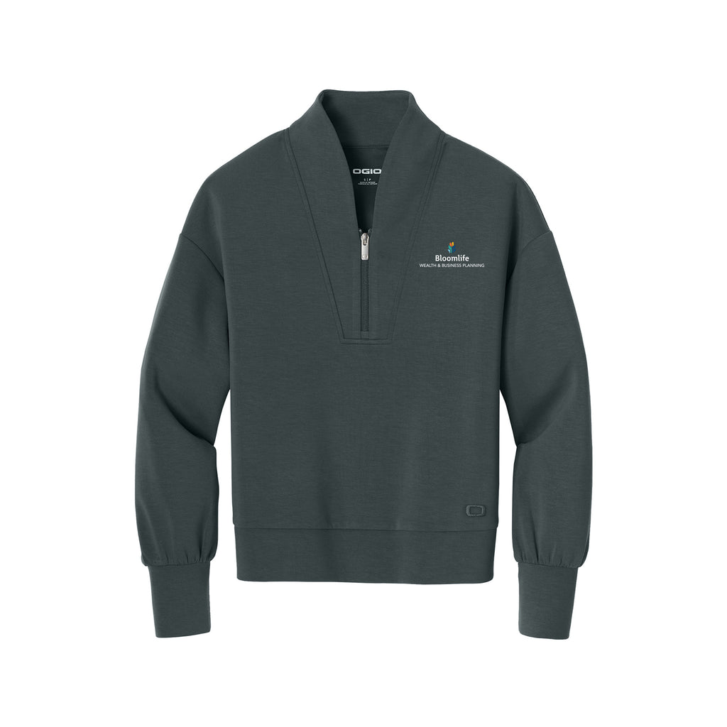 Bloom Life Wealth & Business Planning - OGIO® Women’s Transcend 1/4-Zip
