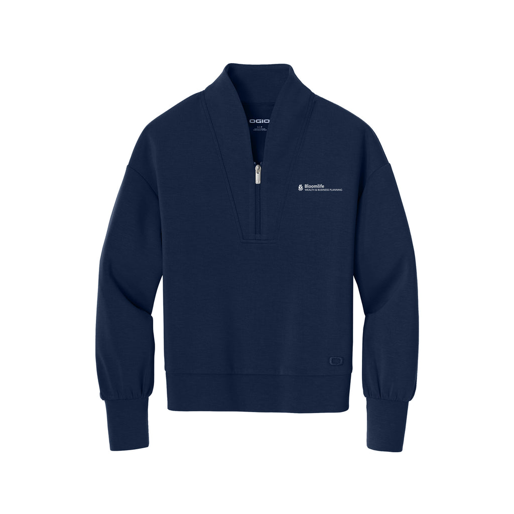 Bloom Life Wealth & Business Planning - OGIO® Women’s Transcend 1/4-Zip