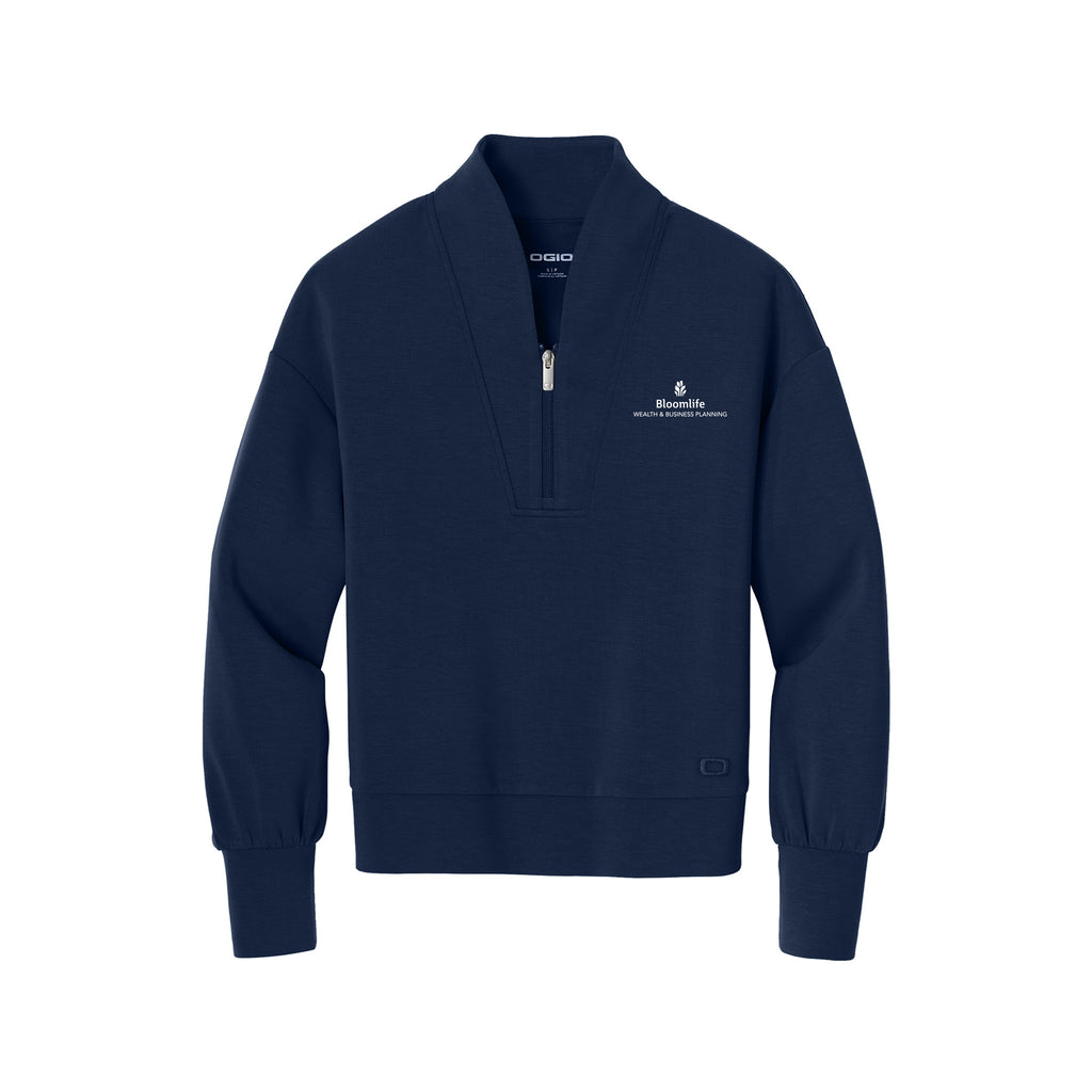Bloom Life Wealth & Business Planning - OGIO® Women’s Transcend 1/4-Zip