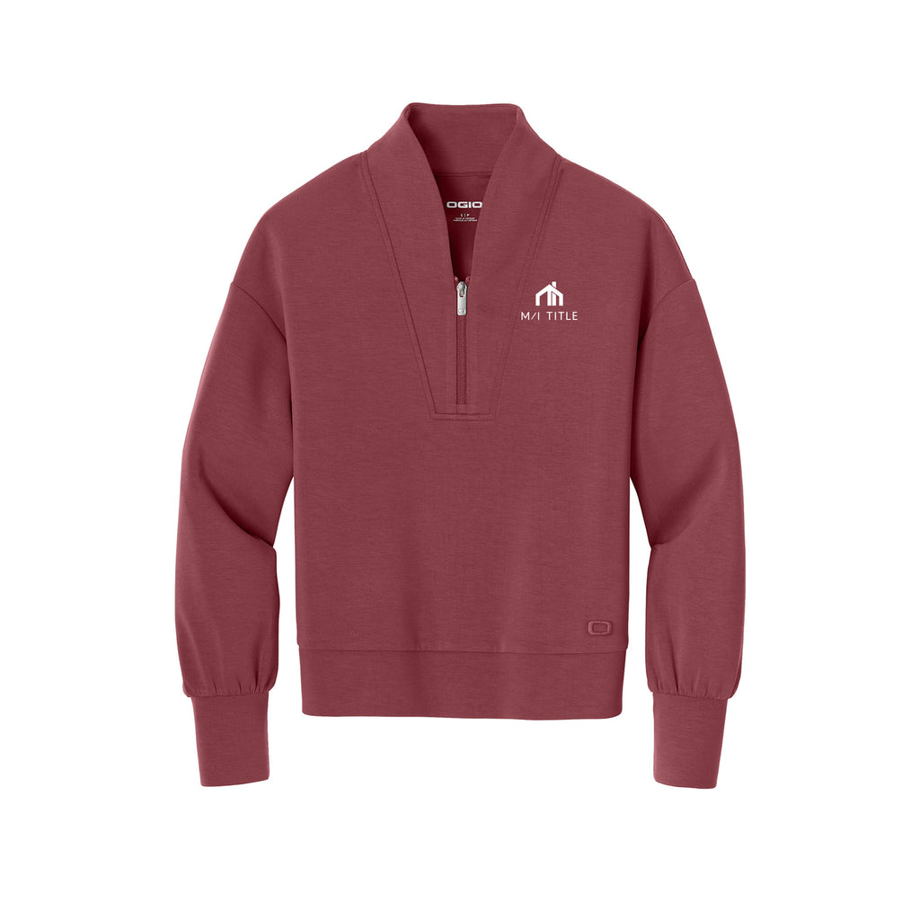 M/I Title - OGIO® Women’s Transcend 1/4-Zip