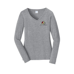 Westerwood - Port & Co™ Women's Long Sleeve Fan Favorite™ V-Neck Tee