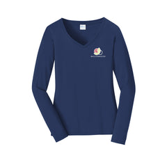 Westerwood - Port & Co™ Women's Long Sleeve Fan Favorite™ V-Neck Tee