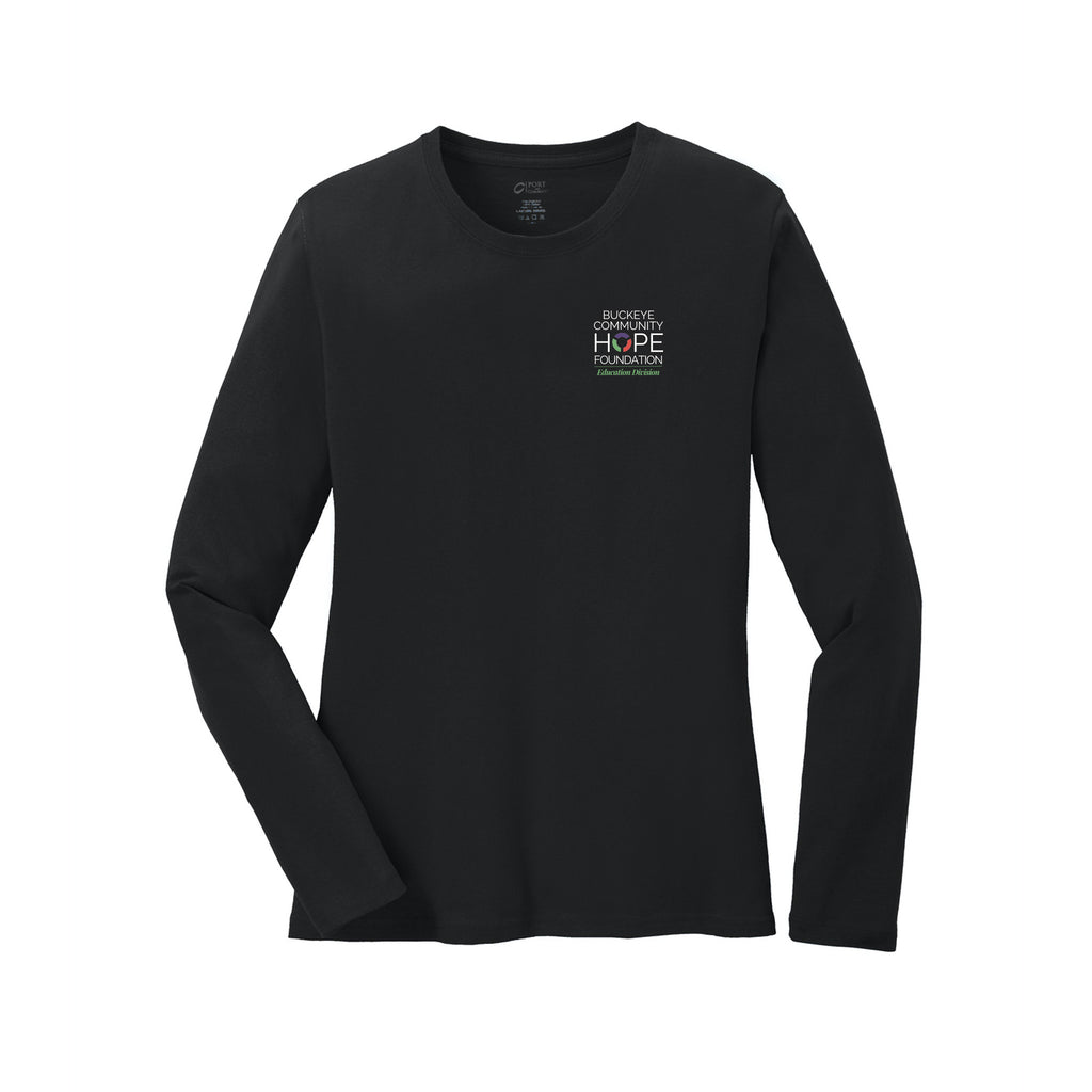 Buckeye Community Hope - Port & Company® Women's Long Sleeve Core Cotton Tee