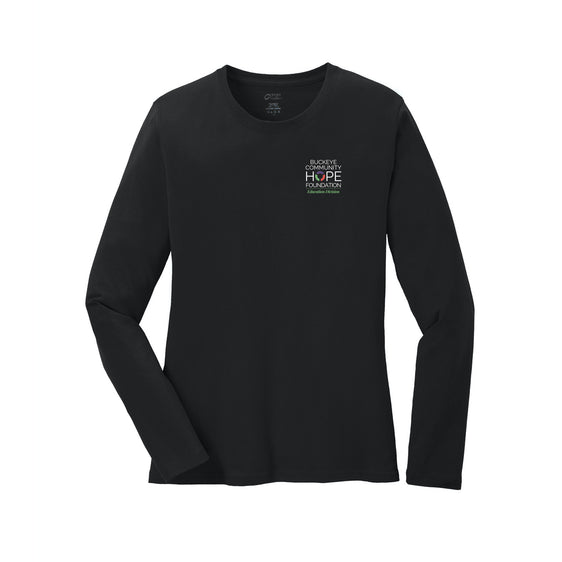 Buckeye Community Hope - Port & Company® Women's Long Sleeve Core Cotton Tee