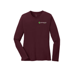 Groveport Town Hall - Port & Company® Ladies Long Sleeve Core Cotton Tee