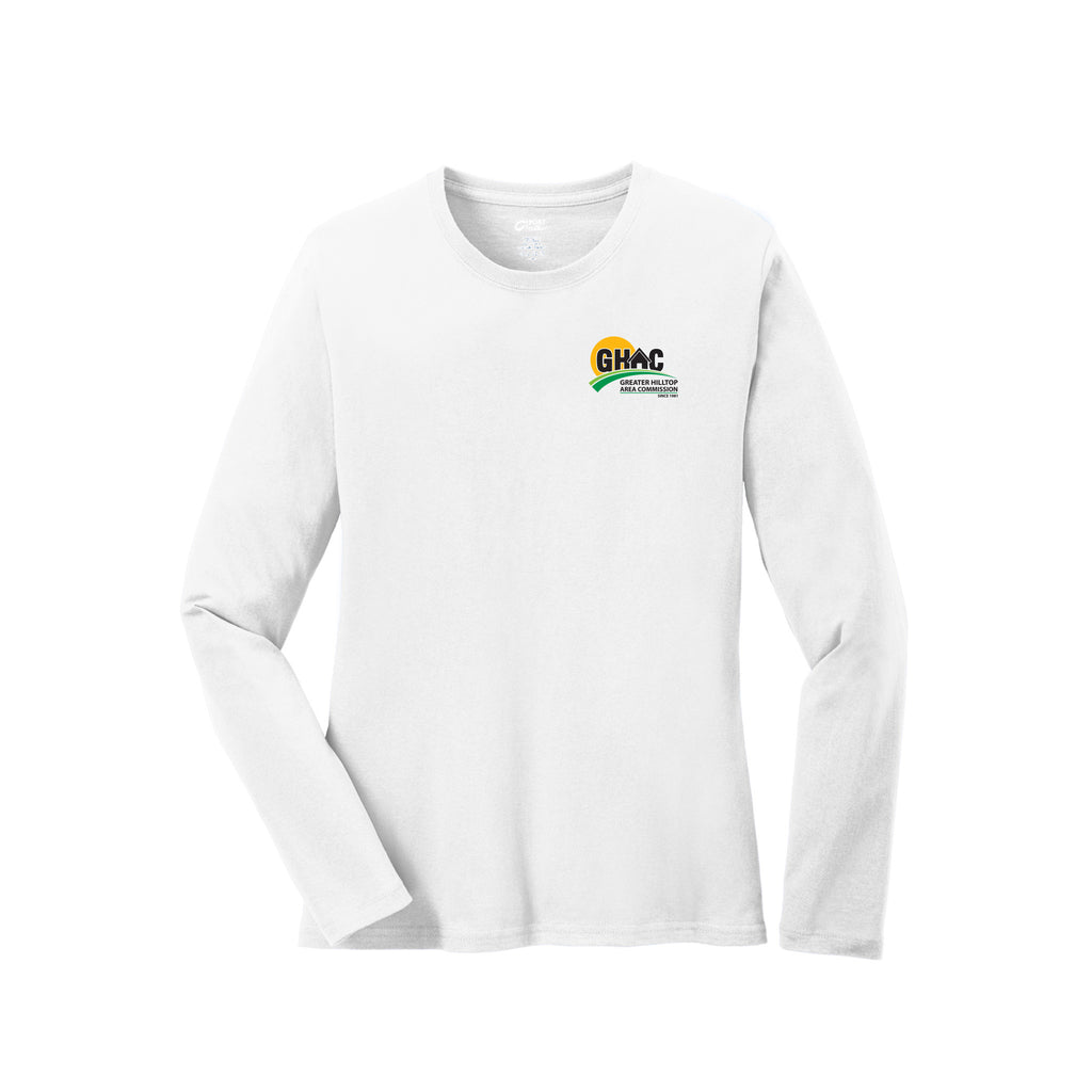 GHAC - Port & Company® Ladies Long Sleeve Core Cotton Tee