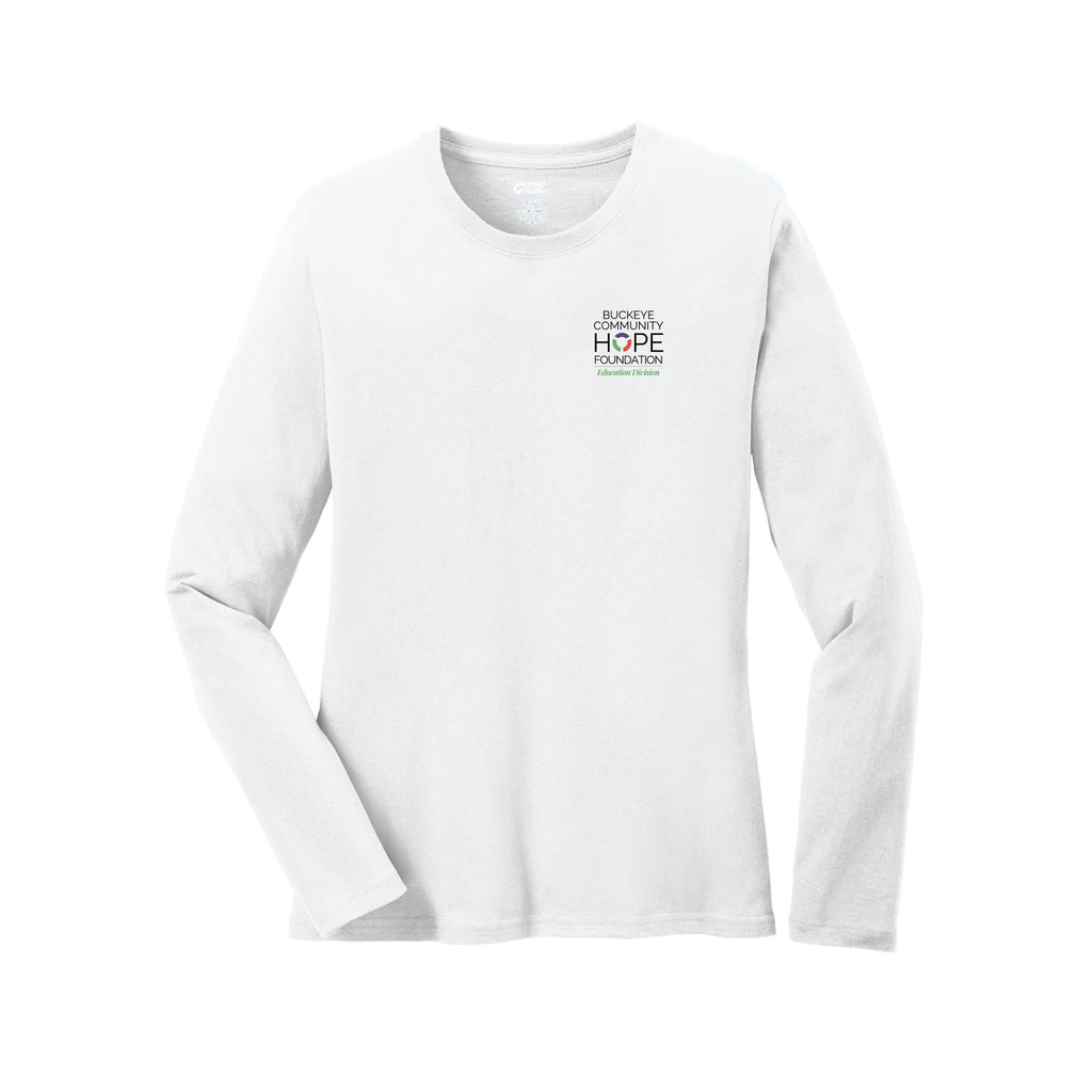 Buckeye Community Hope - Port & Company® Women's Long Sleeve Core Cotton Tee