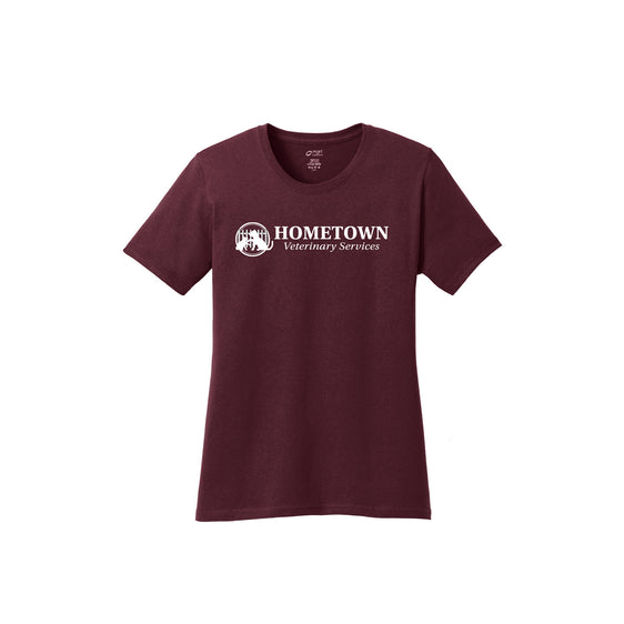 Hometown Veterinary - Port & Company® Ladies Core Cotton Tee