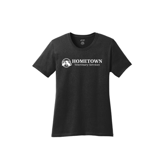 Hometown Veterinary - Port & Company® Ladies Core Cotton Tee