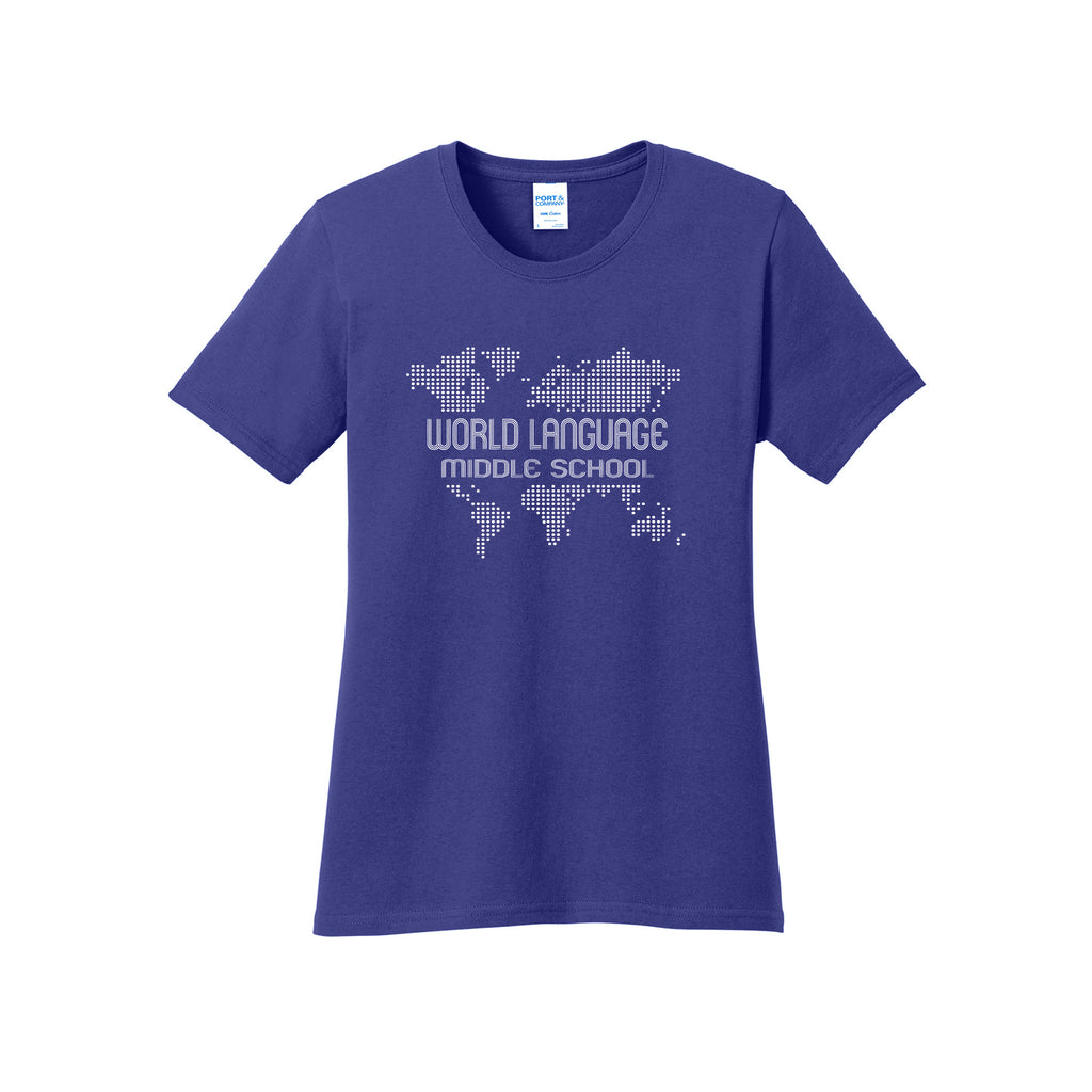 WLMS - Port & Co™ Women's Core Cotton Tee