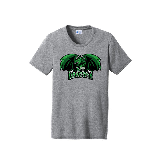 WT Dragons - Port & Company® Ladies Core Blend Tee