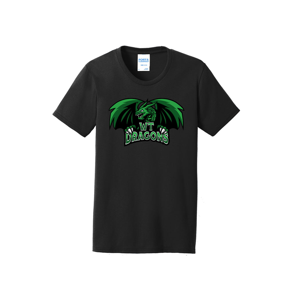 WT Dragons - Port & Company® Ladies Core Blend Tee